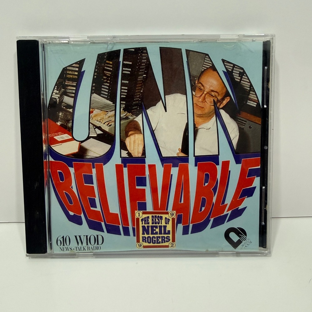 Neil Rogers Unbelievable CD 1992 Blue Good Signed 610 WIOD News Talk Radio 0557